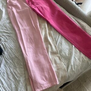 Two-tone Pink Skinny Jeans